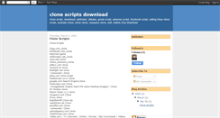 Desktop Screenshot of clone-scripts-downloads.blogspot.com