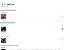 Tablet Screenshot of hajnagyongy.blogspot.com
