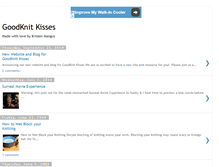 Tablet Screenshot of goodknitkisses.blogspot.com
