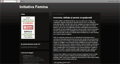 Desktop Screenshot of initiativafemina.blogspot.com