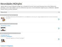Tablet Screenshot of necesidadesmultiples.blogspot.com