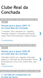 Mobile Screenshot of cluberealconchada.blogspot.com