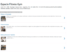 Tablet Screenshot of espaciofitnessgym.blogspot.com