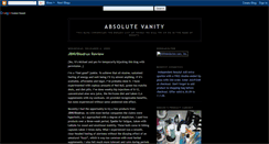Desktop Screenshot of absolutevanity.blogspot.com