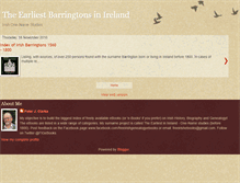 Tablet Screenshot of earliestbarringtonsinireland.blogspot.com