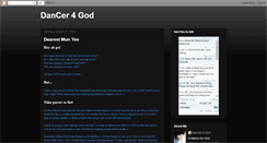 Desktop Screenshot of dancer-for-god.blogspot.com