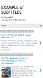 Mobile Screenshot of examplesubsprissy.blogspot.com