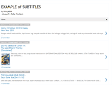 Tablet Screenshot of examplesubsprissy.blogspot.com