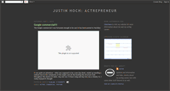 Desktop Screenshot of justinhoch.blogspot.com