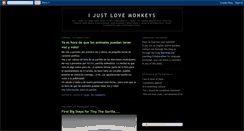 Desktop Screenshot of ijustlovemonkeys.blogspot.com