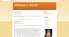 Desktop Screenshot of jillysjillybeans.blogspot.com