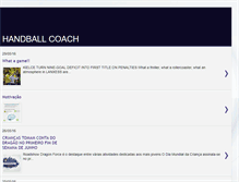 Tablet Screenshot of handballcoach.blogspot.com