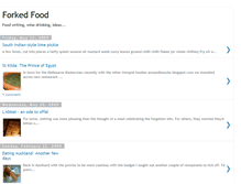 Tablet Screenshot of forkedfood.blogspot.com