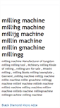 Mobile Screenshot of milling-machine.blogspot.com