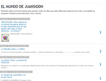 Tablet Screenshot of elmundodejuansiddh.blogspot.com