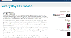 Desktop Screenshot of everydayliteracies.blogspot.com