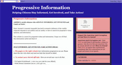 Desktop Screenshot of progressiveinformation.blogspot.com