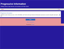 Tablet Screenshot of progressiveinformation.blogspot.com