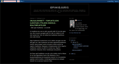 Desktop Screenshot of opiniojuriss.blogspot.com