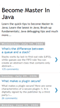 Mobile Screenshot of master-in-java.blogspot.com