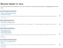 Tablet Screenshot of master-in-java.blogspot.com