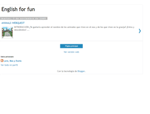 Tablet Screenshot of english-for-fun09.blogspot.com