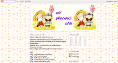 Desktop Screenshot of 4mypreciousone.blogspot.com