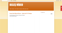 Desktop Screenshot of beles-video.blogspot.com