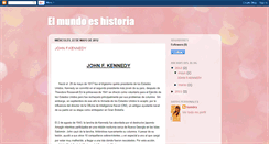 Desktop Screenshot of elmundoeshitoria.blogspot.com