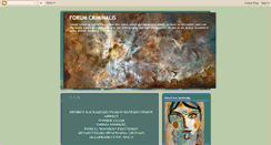 Desktop Screenshot of forumcriminalis.blogspot.com
