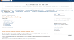 Desktop Screenshot of maravilhasdaterra.blogspot.com