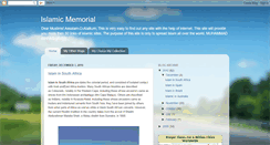Desktop Screenshot of islamic-memorial.blogspot.com