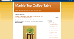 Desktop Screenshot of marbletopcoffeetable.blogspot.com