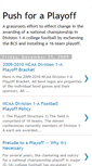 Mobile Screenshot of cfbplayoffpush.blogspot.com