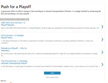 Tablet Screenshot of cfbplayoffpush.blogspot.com