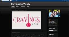 Desktop Screenshot of cravingsbywendy.blogspot.com