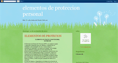 Desktop Screenshot of gladys-elementosdeproteccion.blogspot.com