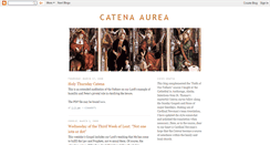 Desktop Screenshot of catenaaurea.blogspot.com