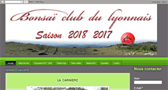 Desktop Screenshot of bonsaiclubdulyonnais.blogspot.com