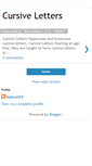 Mobile Screenshot of cursive-letters-903.blogspot.com