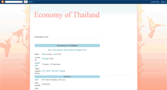 Desktop Screenshot of economicsofthailandforyou.blogspot.com