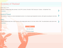 Tablet Screenshot of economicsofthailandforyou.blogspot.com