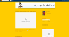 Desktop Screenshot of elproyectordeideas.blogspot.com