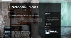 Desktop Screenshot of creandomilusiones.blogspot.com