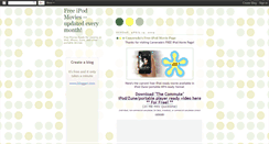 Desktop Screenshot of freeipodmovie.blogspot.com