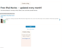 Tablet Screenshot of freeipodmovie.blogspot.com