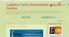 Desktop Screenshot of gestionlogistica.blogspot.com