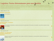 Tablet Screenshot of gestionlogistica.blogspot.com