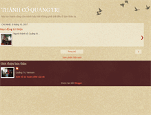 Tablet Screenshot of honghien-thanhcoquangtri.blogspot.com