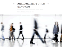 Tablet Screenshot of empleomadrid.blogspot.com